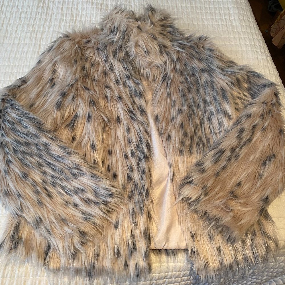 Shaggy Faux Fur Topshop Jacket